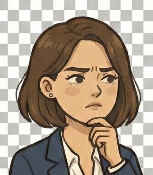 困っているママ